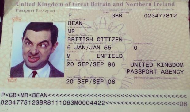 Extract the passport holder’s name directly from a scanned passport image